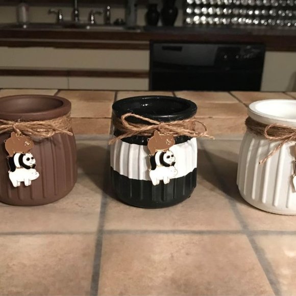 3 Handmade “We Bare Bears” Cartoon-Themed Desk Organizers/Room Décor - Picture 9 of 10